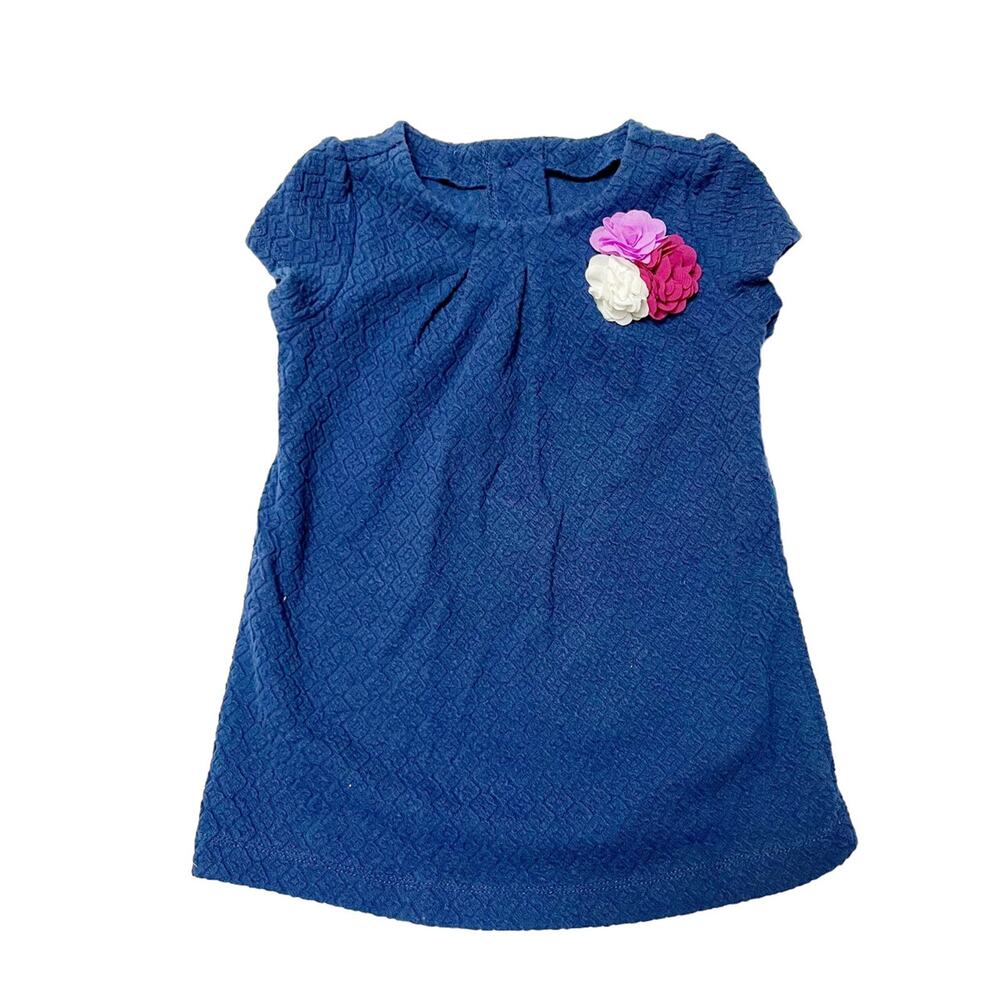 Crazy 8 Textured Flower Dress Size 6-12m
